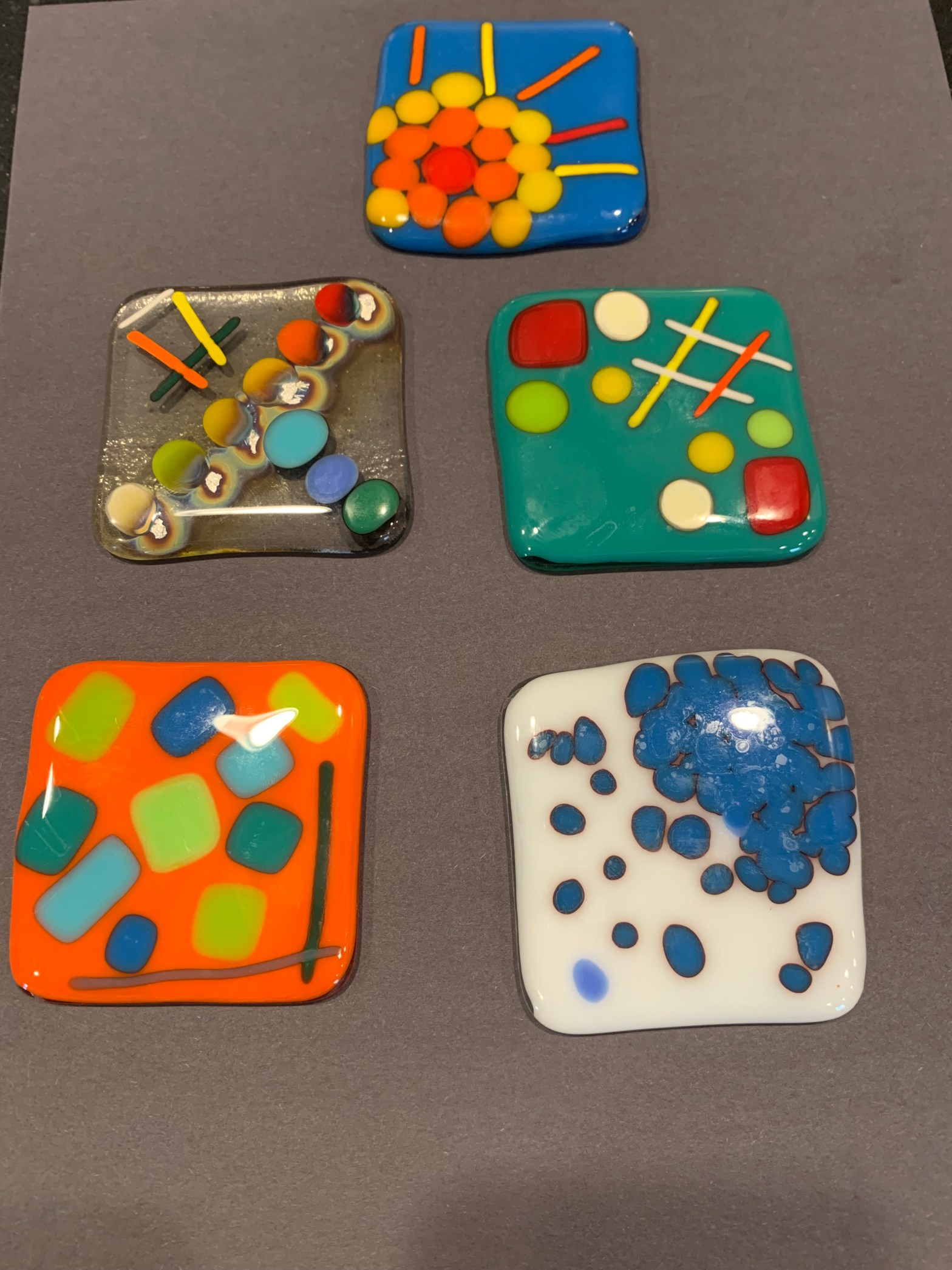 colorful glass tiles